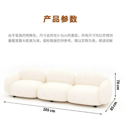 【Fabrication sur mesure】Canapé en tissu moderne et simple pour petit appartement, vente directe d'usine