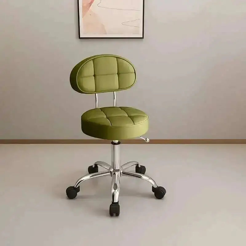 Big work stool hair cutting chair rotating lifting round stool pulley hair salon special beauty stool