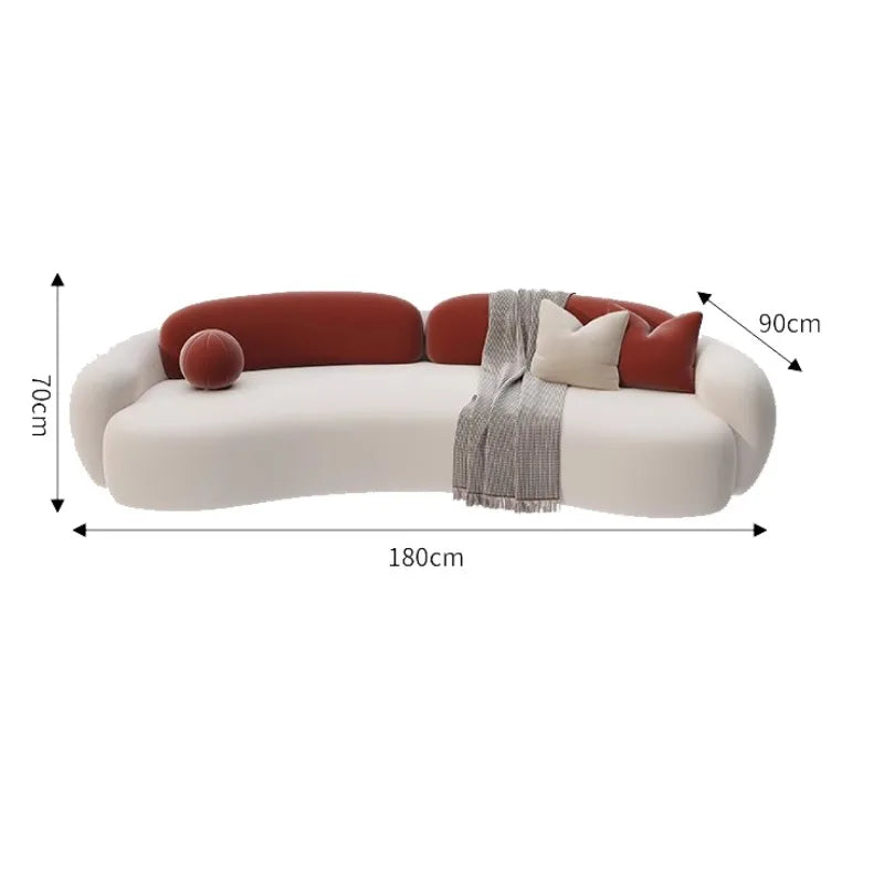 Storage Accent Living Room Sofas European Luxury Minimalist Modern Sofa Aesthetic Neoclasical Double Sofa Bed Room Furniture