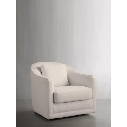 Nordic minimalist rotating single person sofa chair, living room balcony, leisure chair, hotel beauty salon reception chair, laz
