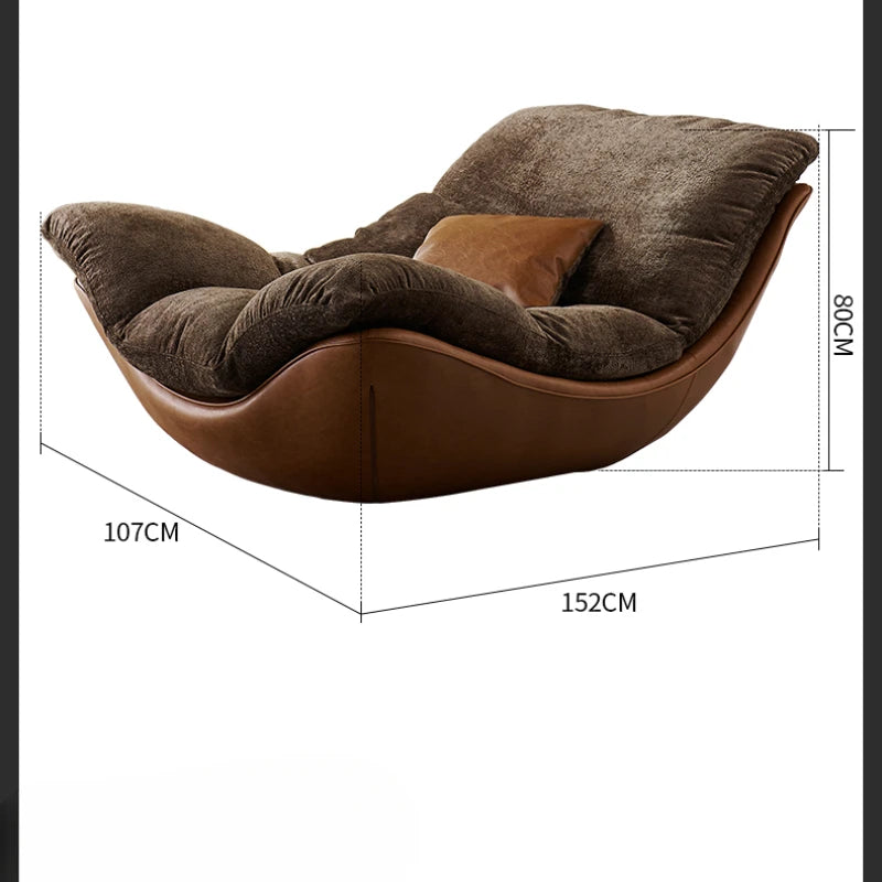 Y  Nordic Creative Modern Simple Living Room Leisure Chair Sofa Lounge Chair Sofa Bedroom Premium Chair