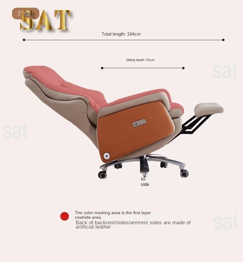 Intelligent Electric Massage boss Chair, Comfortable Home Computer Chair, Modern Business Ergonomic Luxury Office Chair