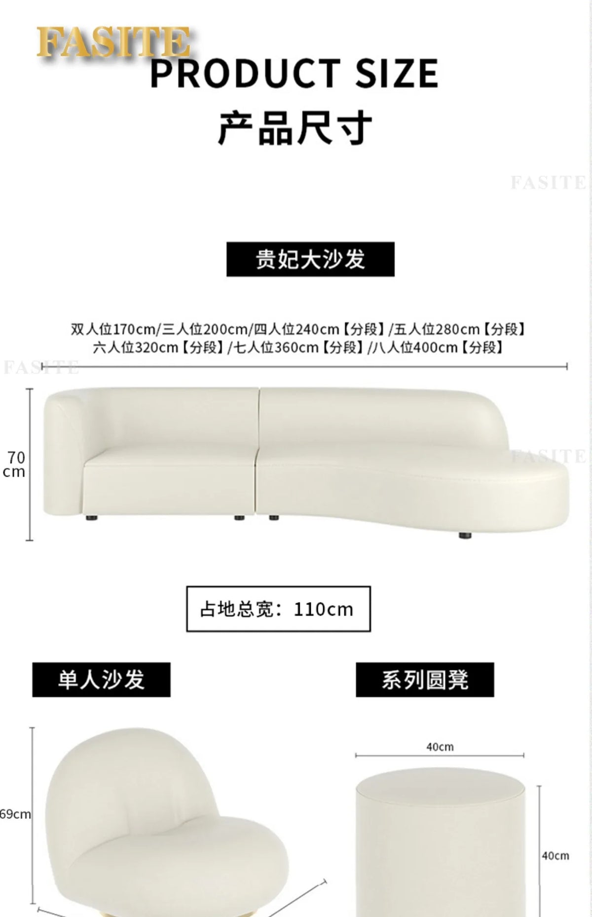 Leisure Style Christmas Nordic Style Sofa 3 Seater Foam Sponge Floor Module Couch Sectional  Canape Salon Living Room Furniture