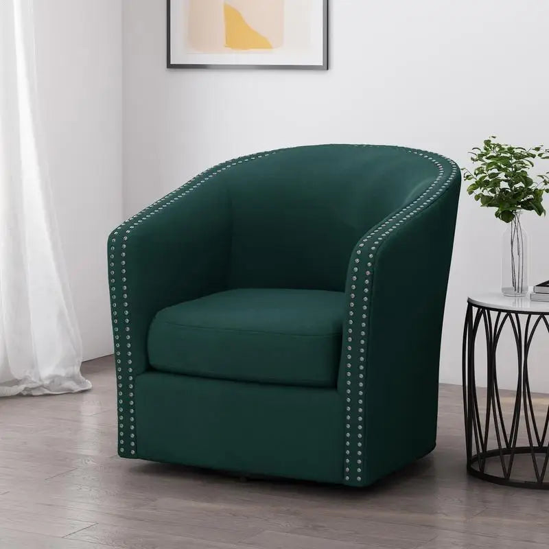 Ergonomic Swivel Chair with Adjustable Height and Smooth Rolling Casters for Office or Home Use