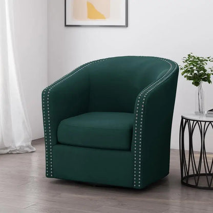 Ergonomic Swivel Chair with Adjustable Height and Smooth Rolling Casters for Office or Home Use