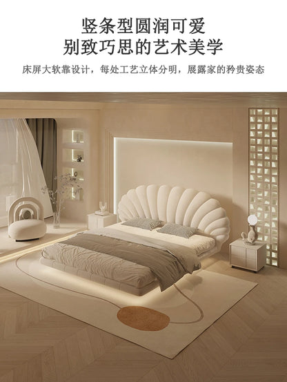Lit 180x200 Double Bed 2-Person Bedroom Furniture Lit 180x200 Soft Twin Frame Double Beds Soft Luxury Bedroom Bed Furniture