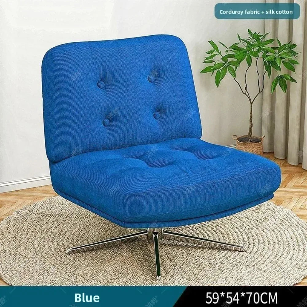 Modern Living Room Furniture Single Sofa Chair Corduroy Lounge Chair, Small Space Accent Chair Comfortable Reading Chair
