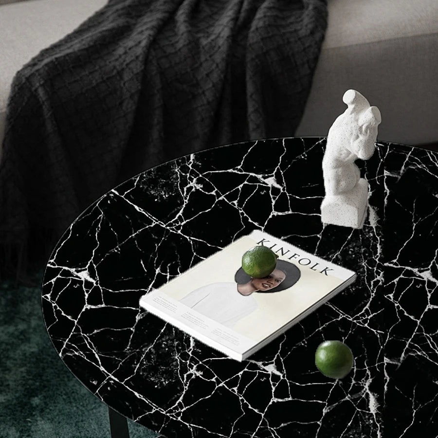 1 roll of marble self-adhesive wallpaper PET waterproof, flame-retardant, oil proof sticker background wall decorative wallpaper