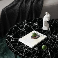 1 roll of marble self-adhesive wallpaper PET waterproof, flame-retardant, oil proof sticker background wall decorative wallpaper