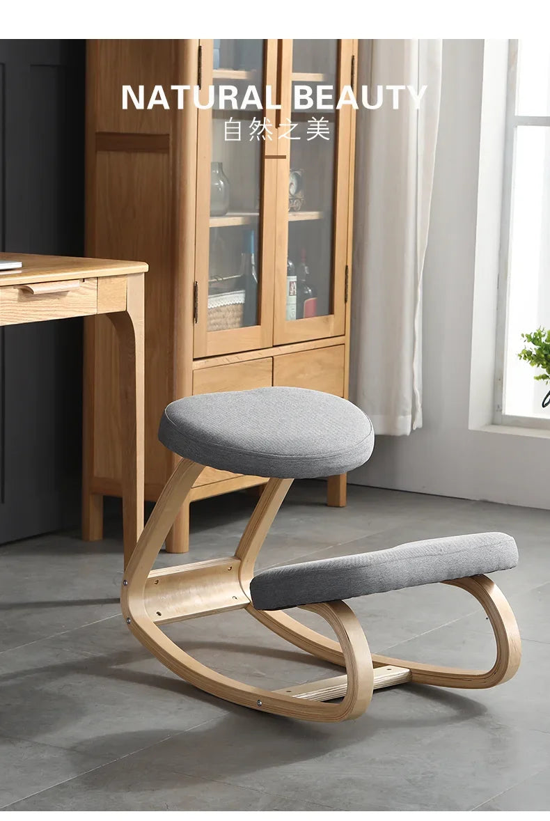 Corrective Kneeling Chair Posture Correction Learning Chair To Correct Sitting Posture Computer Chair Solid Wood Rocking