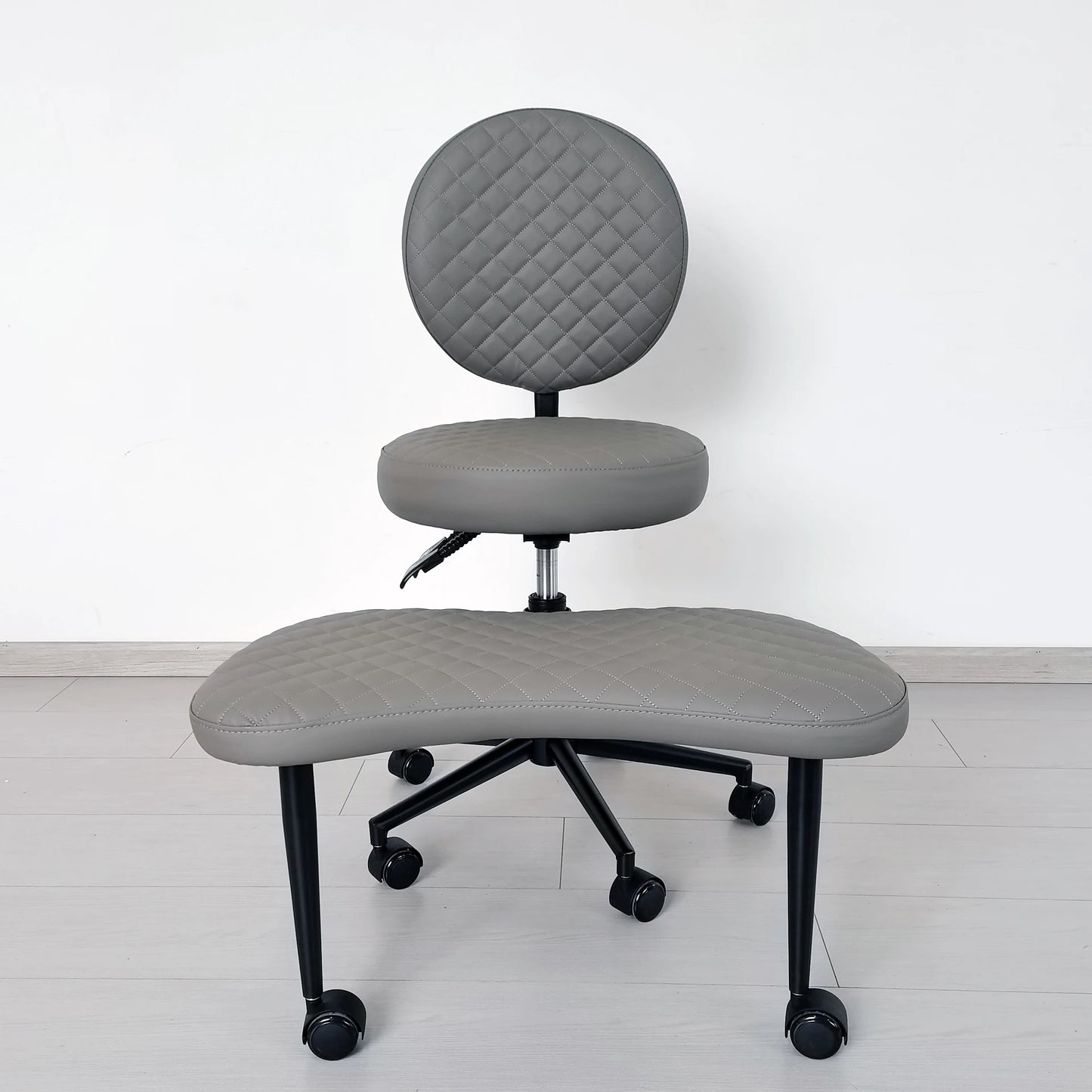 Cross Legged Chair - Meditation Chair With Wheels  ADHD Chair Height Adjustable Seat  Adjustable Footstool
