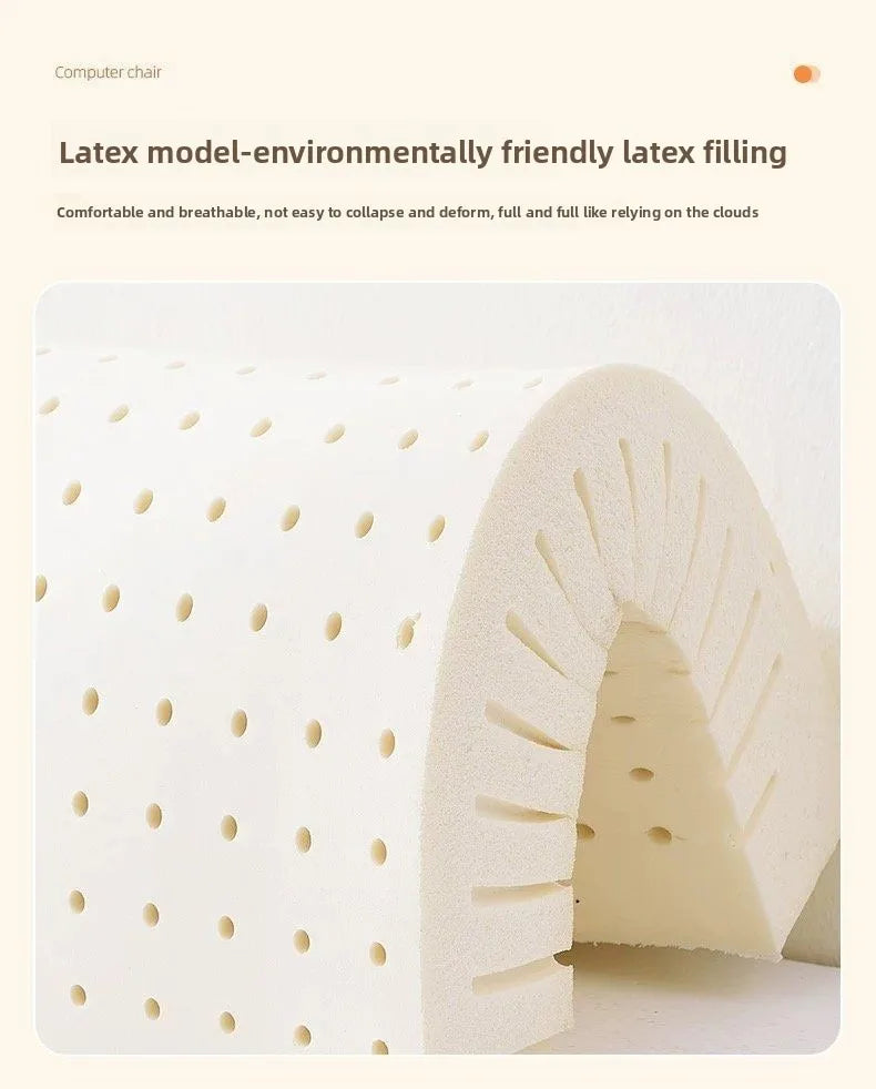 2026 hot sell Rotatable lifting comfortable computer chair, home bedroom flannel dressing chair