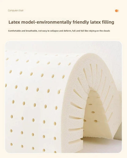 2026 hot sell Rotatable lifting comfortable computer chair, home bedroom flannel dressing chair