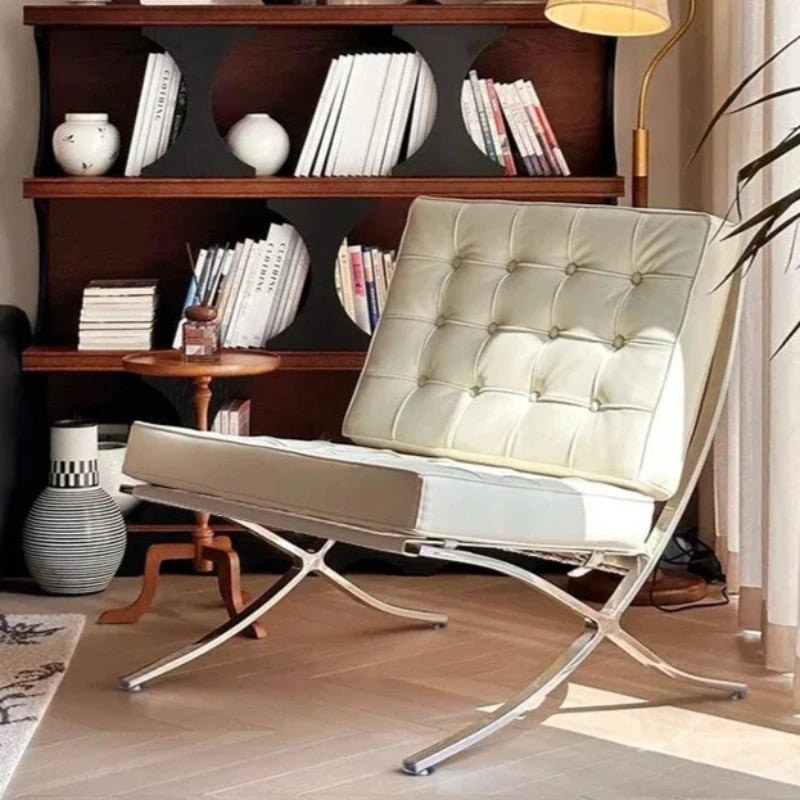 Nordic Luxury Living Room Chairs Armchair Makeup Floor Living Room Chairs Leather Designer Cadeiras De Sala De Estar Furniture