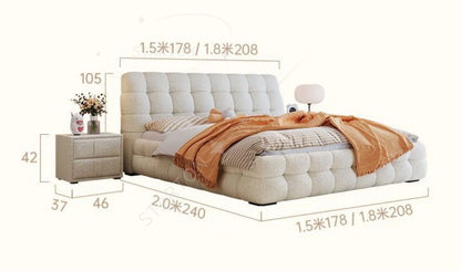 Luxury Modern Bedroom Furniture Storage Multifunctional Leather Fabric king Size Wood Beds