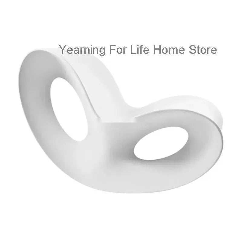 White Balcony Chairs Throne Beauty Room Decor Ergonomic Comfortable Bar Clear Living Room Chairs Cute Fauteuil Hotel Furniture