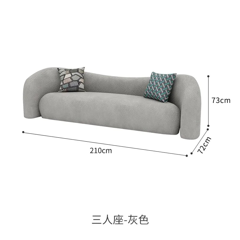 Lounge Floor Living Room Sofas Modern Recliner Children Minimalist Sofas Relaxing Hallway Conference Wood Divano Furniture