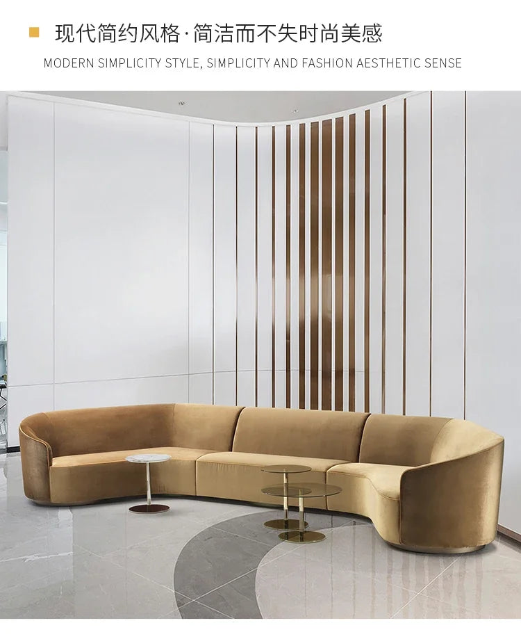 YH8  Modern office leisure sofa personalized creative  hotel lobby lounge area reception living room special-shaped combination