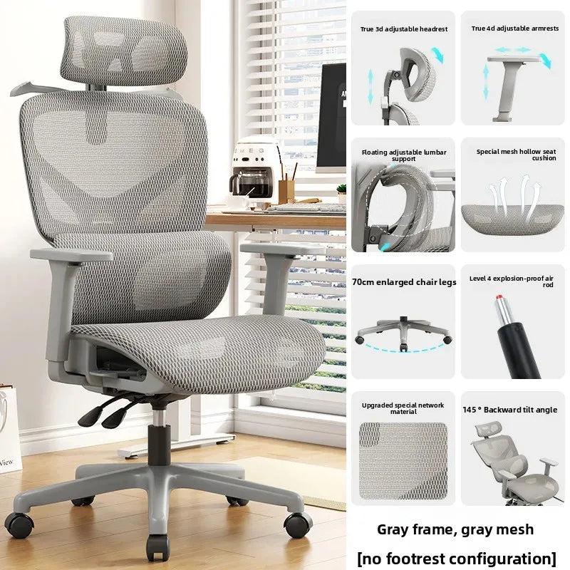 Computer Gaming Chair Ergonomic Chair Adjustable Rotatable Lumbar Support Sedentary Not Tired Silla Gamer Office Furniture