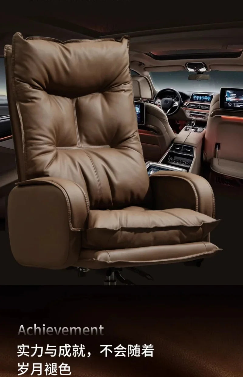 Modern Business Boss Office Chair, Bedroom Office Computer Chair, Sitting Room Comfortable Leisure Chair, Home Furniture