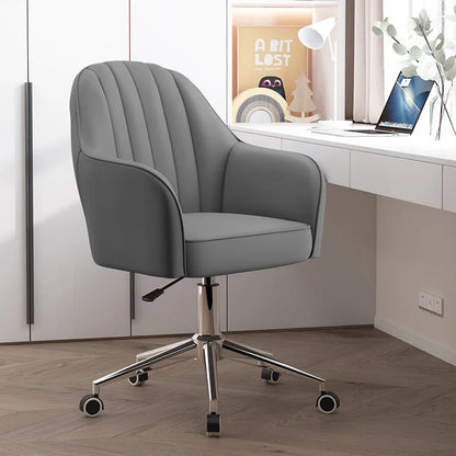 Nordic Home Computer Chair Office  Book Desk Chair Sliding Wheelchair Dormitory Lifting Chair Sofa Comfortable Bedroom