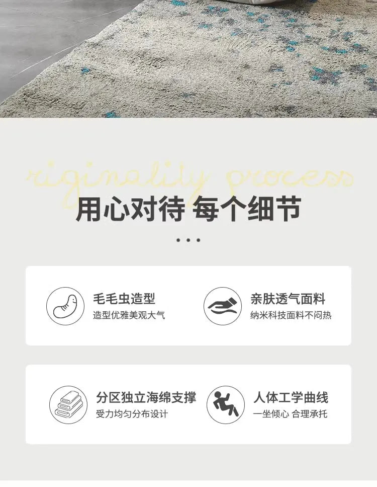 Caterpillar lazy sofa living room can sleep small apartment balcony can lie single sofa chair Internet celebrity tatami double