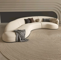 Y48 Nordic living room curved designer sofa hotel lobby multi-person combination sofa