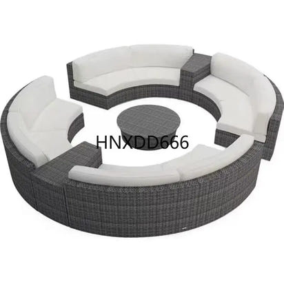 Outdoor sofa combination balcony courtyard rattan furniture
