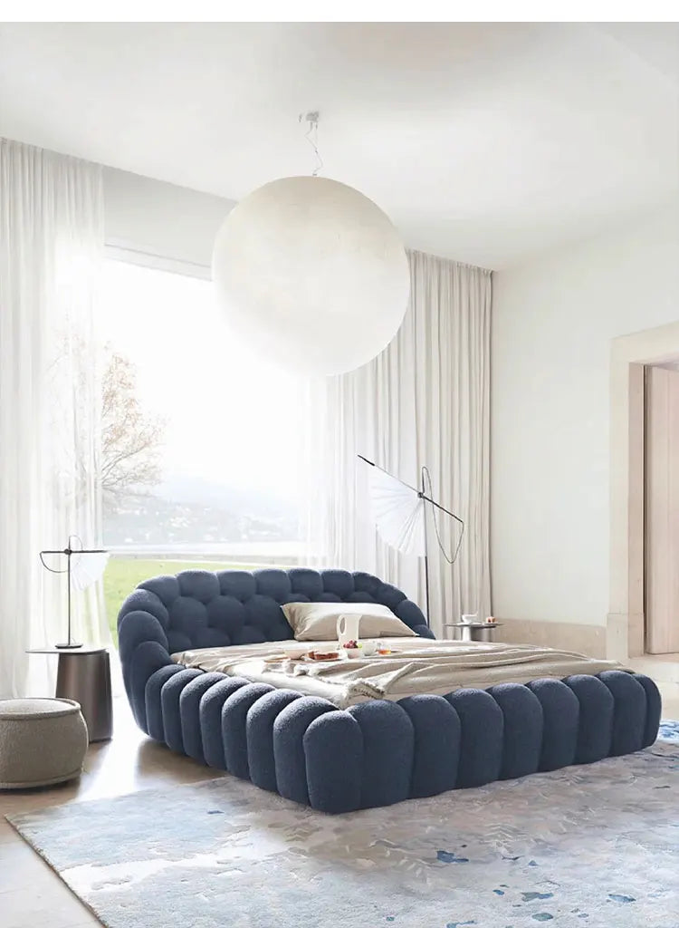 Lounge Clear Bed Decoration Beauty Room Decor Large Size European Sun Sleeping Bed Safe Letto Matrimoniale Trendy Furniture