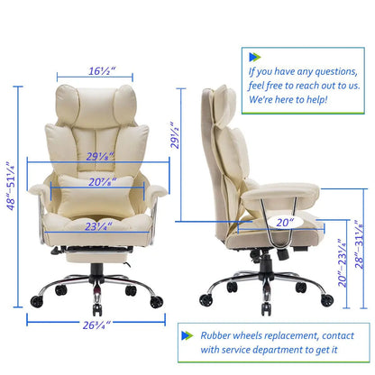 Swivel Chair Ergonomic Office Desk Chair With Lumbar Support Rolling Home Office Computer Room Seating Sillas Escritorio Luxury