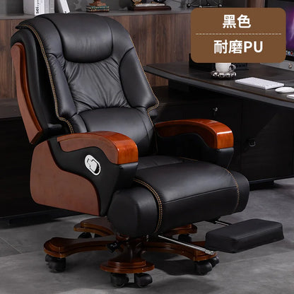 Nordic Swivel Office Chair Massage Footrest Lift High Quality Comfortable Armchair Aesthetic Design Silla Escritorio Furniture
