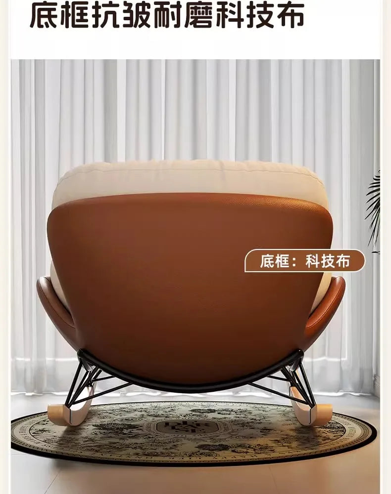 Unique Arm Chairs Rocking Lounge Salon Bedroom Lazy Relax Modern Reading Living Room Chairs Lounge Fauteuil Trendy Furniture
