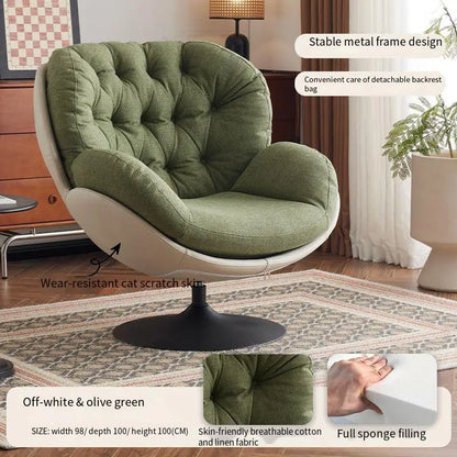 Large Modern Living Room Chairs Swivel Luxury Relaxing Comfy Design Chairs Armchair Lazy Puffs Sedie Da Soggiorno Home Furniture