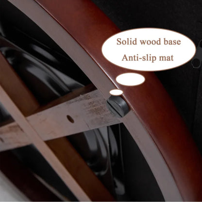 Bedroom Living Room Essential Modern Swivel Accent Chair Barrel Armchair With Wood Base Great For Reading Waiting