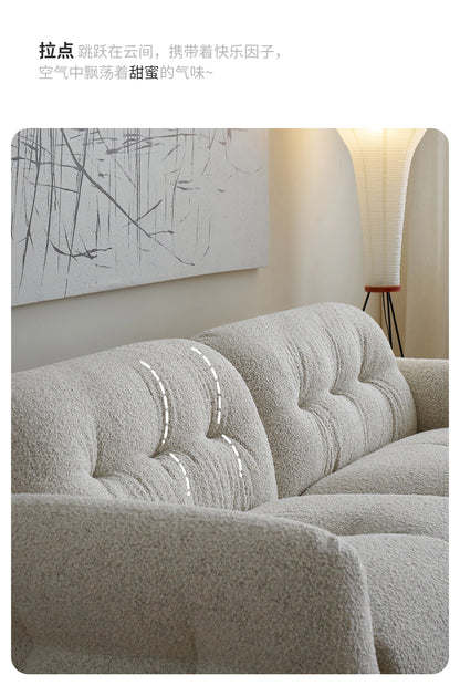 French Cream Style Sofa Modern Simple Living Room Comfortable Trendy Sofas Romantic High Quality Luxury Divano Home Furniture