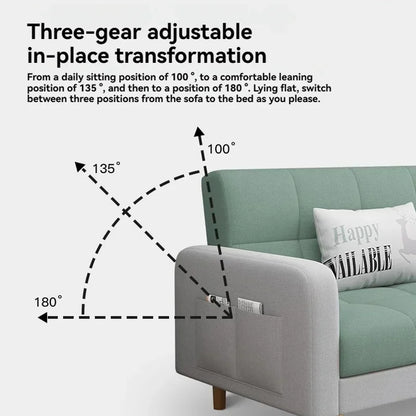 Living room sofa Small-sized folding sofa bed dual-use double-occupancy room bedroom small simple apartment small sofa