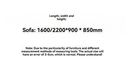 Walnut Sofa Upholstered Sofa 3 Seater Sofa Couch For Living Room Apartment 86" Solid Wood Cushion Sofa