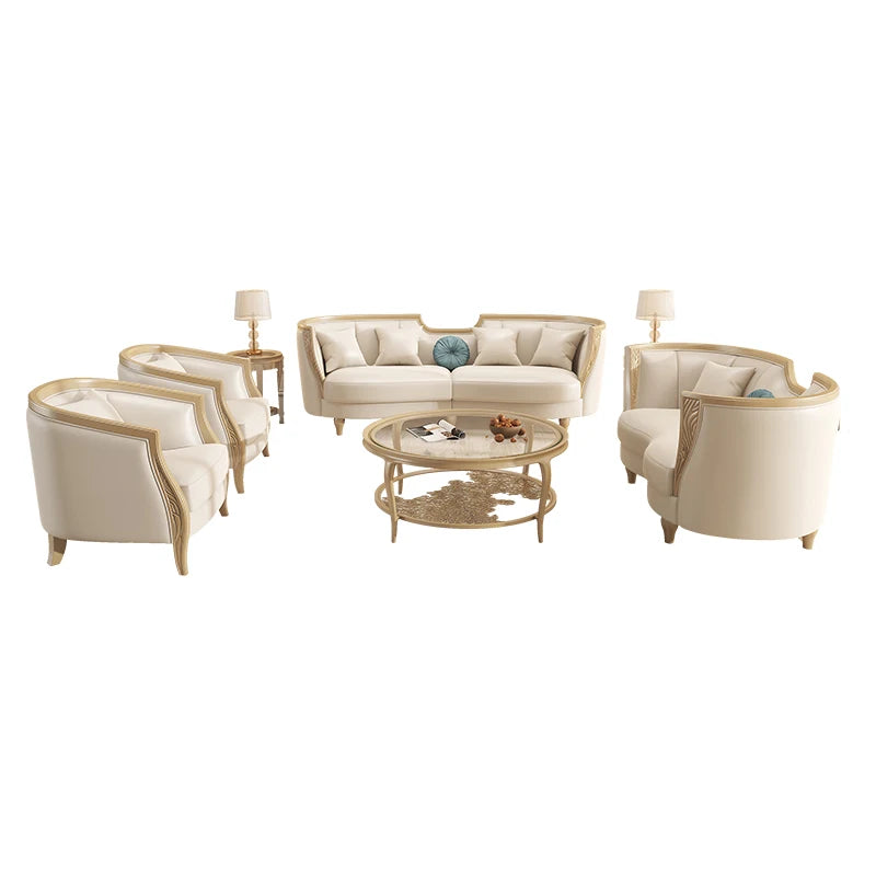 Designer American Luxury Sofa Sectional 2 Seater Modern Loveseat Sofa 3 Piece Divano Soggiorno Living Room Sectional Furniture