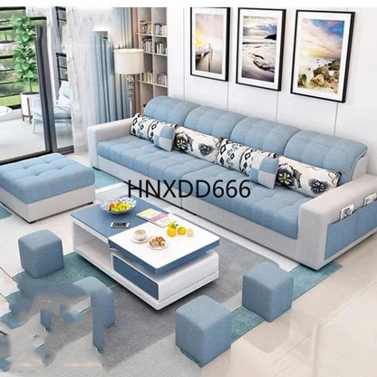 Modern Minimalist Living Room Sofa - Stylish European Armchair and Large Nordic Lounge Furniture for Home Décor