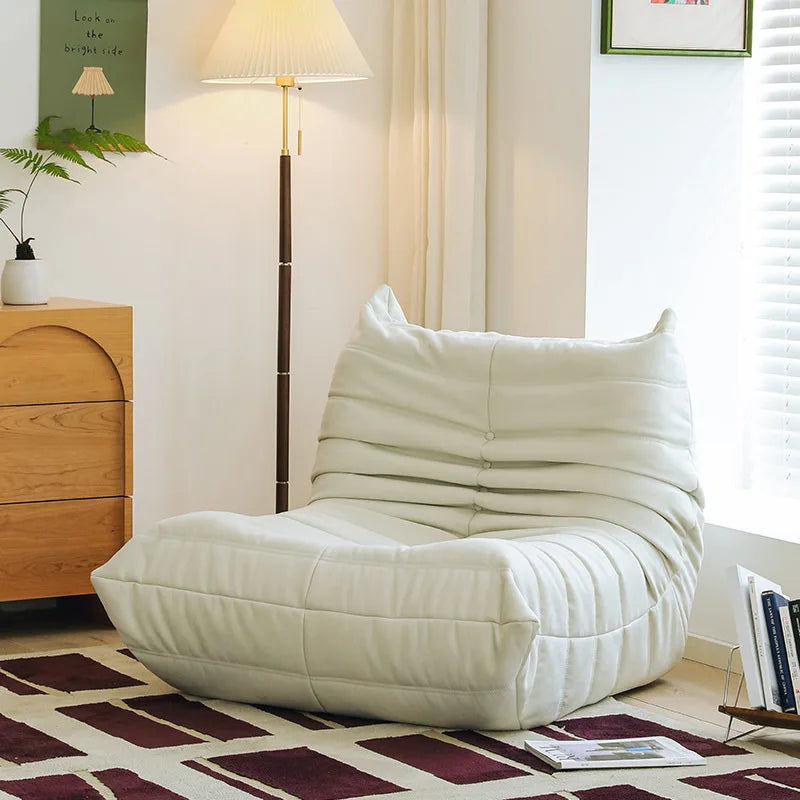 Lazy sofa single leisure chair modern simple technology leather ins