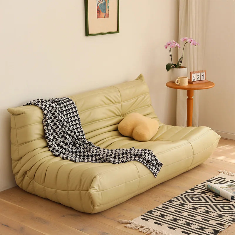 Lazy sofa single leisure chair modern simple technology leather ins