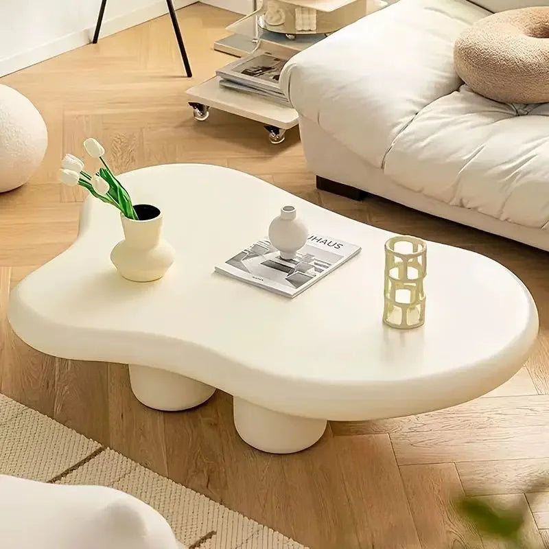 Clouds Tea Table House Lonely Wind Nordic Home Living Room Small Apartment Shaped Cream Simple Modern Tea Coffee Table Furniture
