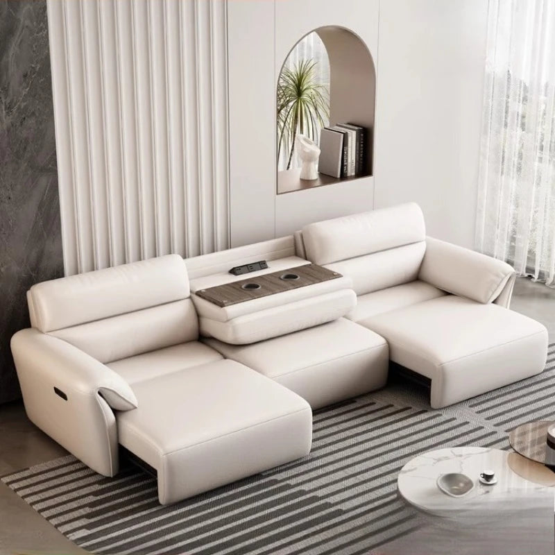 Minimalist Modern Sofa Electric Adults Cushion Comfortable Double Sofa Floor Apartment Divani Da Soggiorno Home Accessories