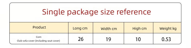 Corn Kernels Elastic Semi-Single Round Sofa Cover With Cushion Cover, Booth Cover, Cover Towel, Dust Cover