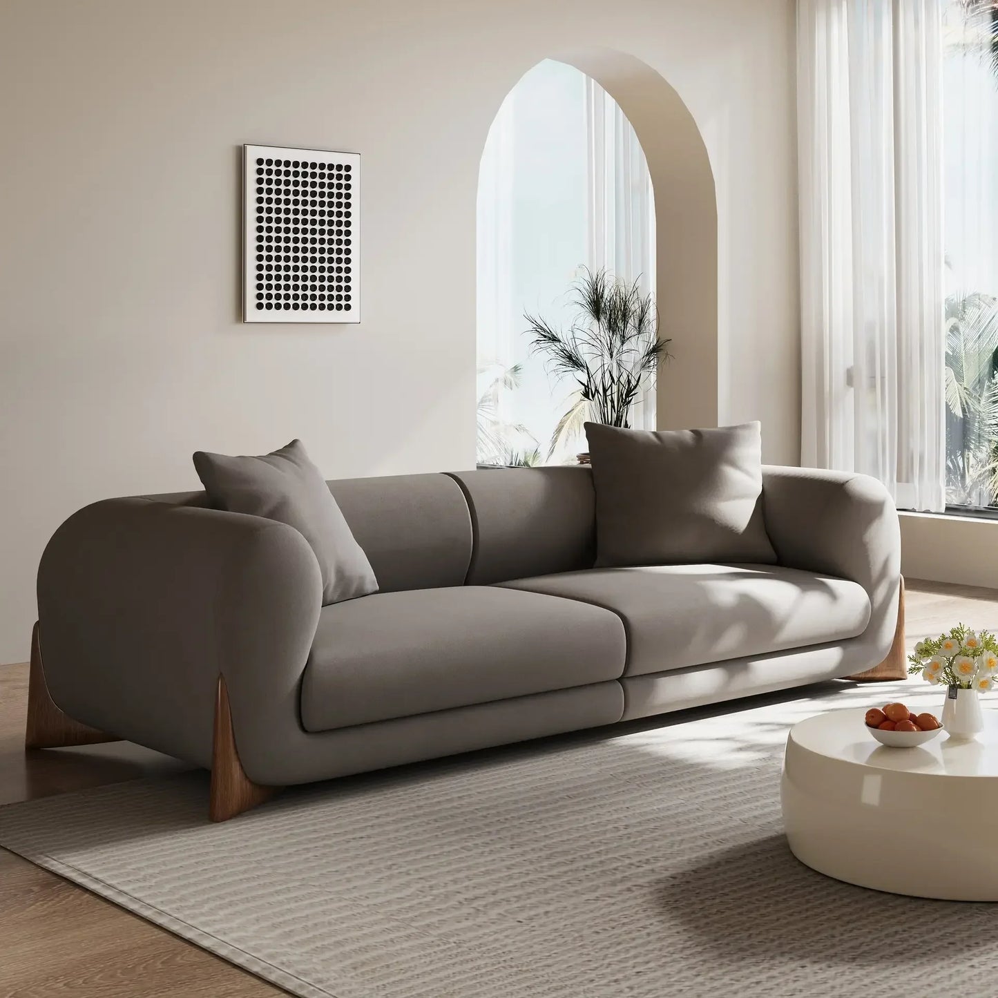 For Spot Wholesale Modern Modular Sectional Sofa Couch Sectional Sofa Small Apartment Modern Fabric Velvet Sofa