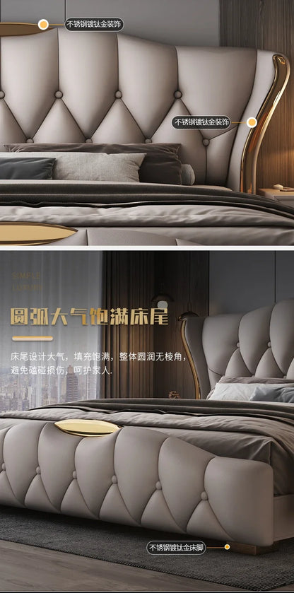 180X200cm complete bedroom furniture king set headboards double full marriage bedrooms cheap full size queen bed cadre de lit