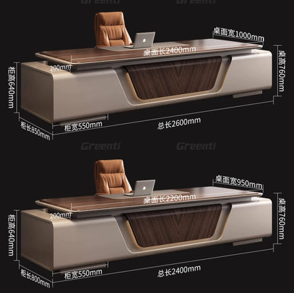 Multi-functional design Boss CEO Desk High end modern luxury Computer desk office table escritorios de computadora furniture