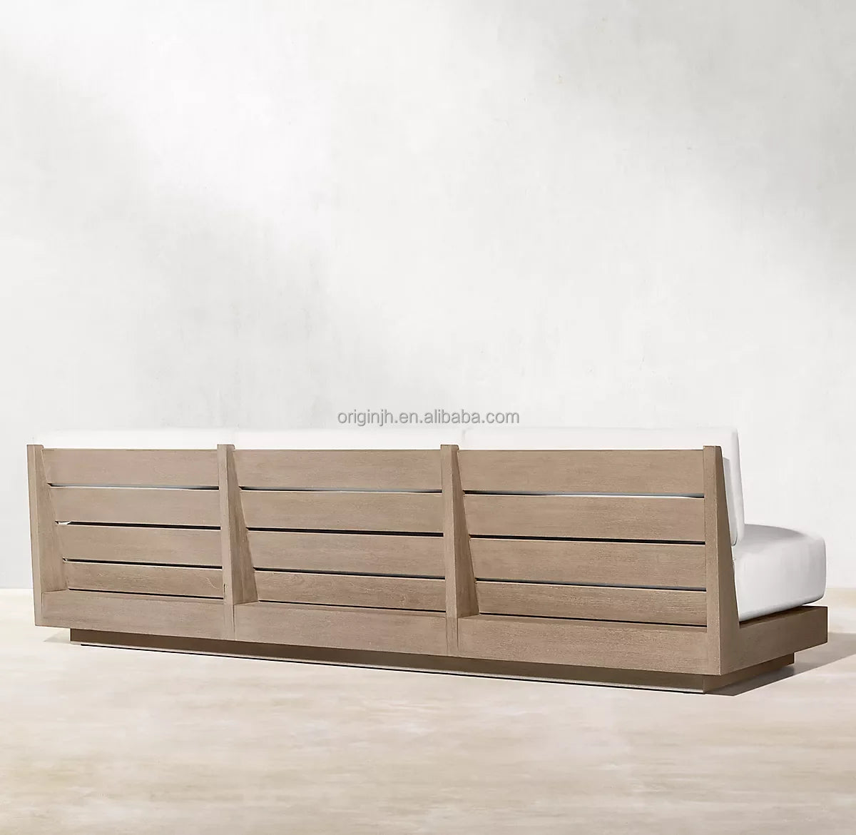 Minimalism Outdoor Garden Sofa Set Popular and Luxury Teak Patio Furniture