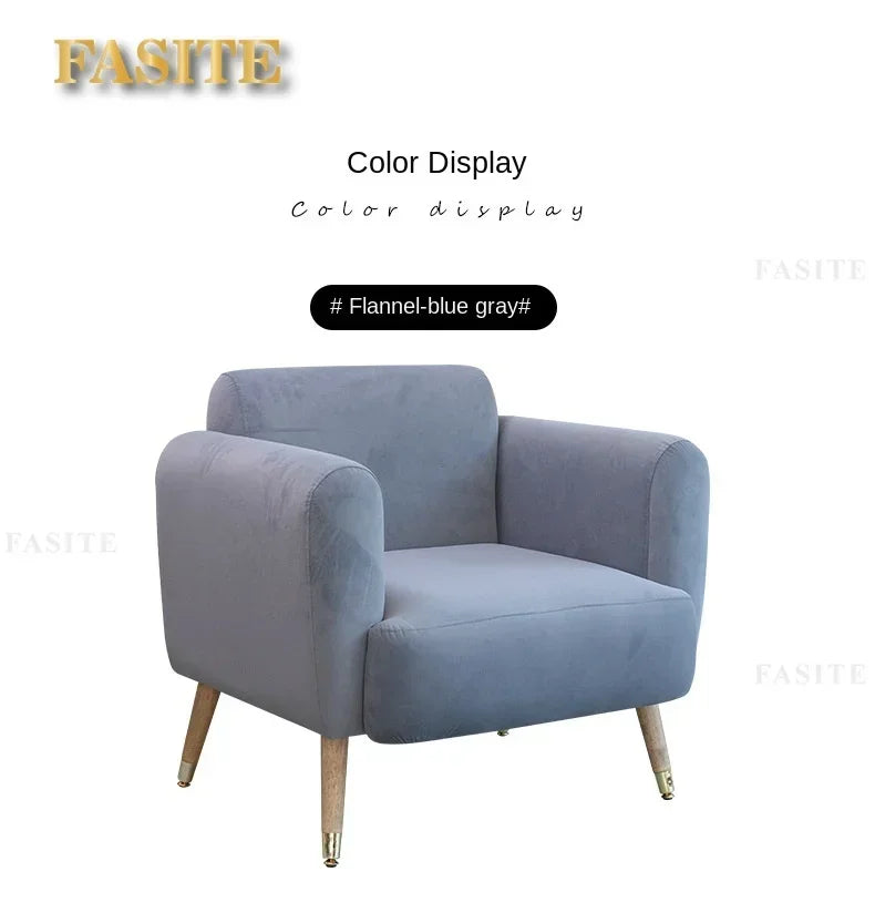 Modern Luxury Lazy Living Room Sofa Tatami Nursing Chair Single Simple Dormitory Sofa Bedroom Office  Home Furniture