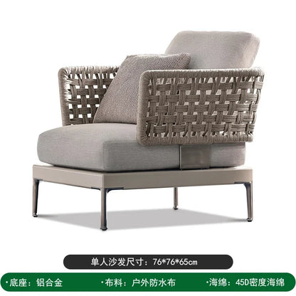 Minimalist Design Outdoor Sofas Personality Nordic Creative Garden Sofas Fashion Party Outdoor Furniture Gartenstuhl Lshysf